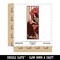 Goth Victorian Girl Reading Book Waterproof Vinyl Phone Tablet Laptop Water Bottle Sticker Set - 5 Pack